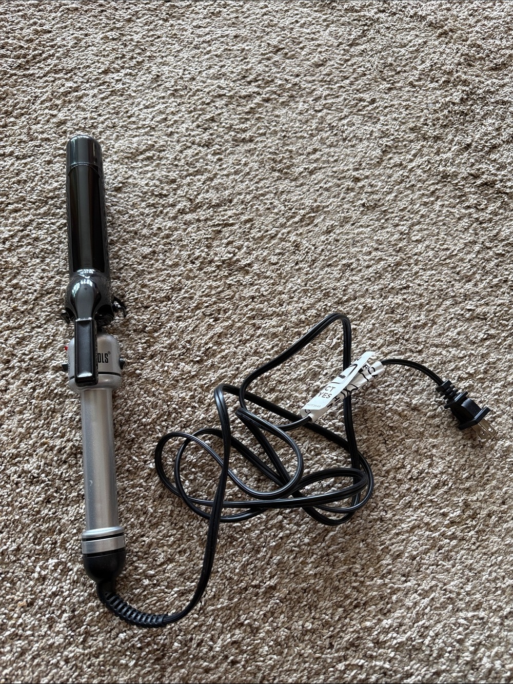 Black Ceramic Curling Iron - Women Hair Tool